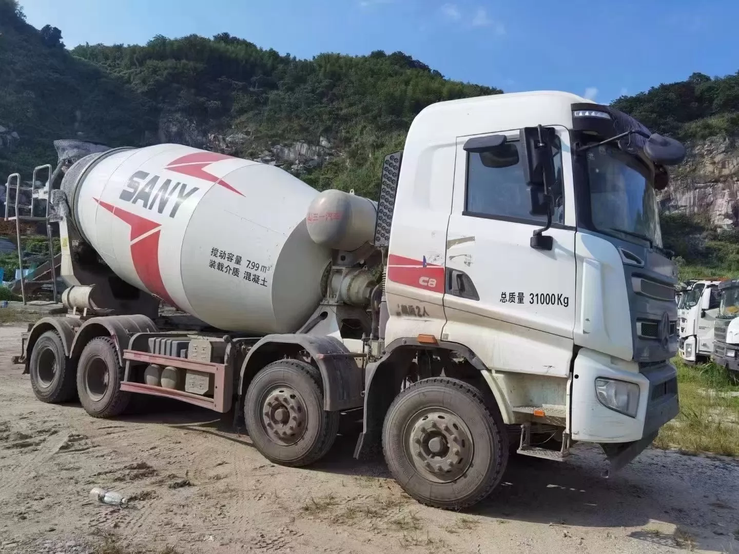 2019 Sany 8m3 truck mixer