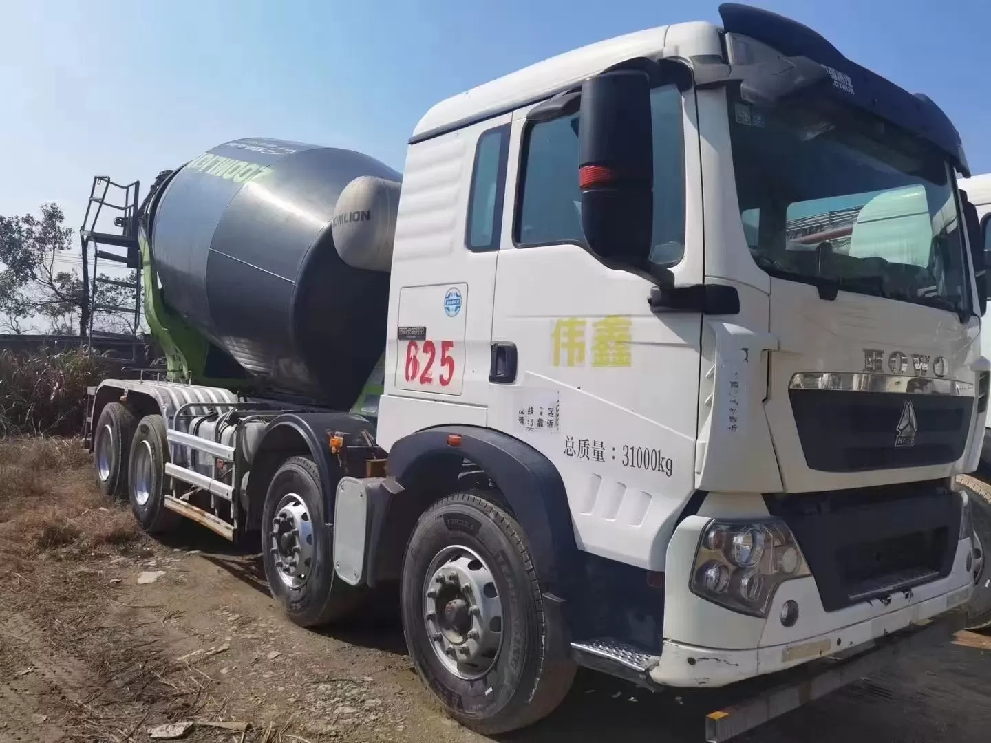 camion malaxeur zoomlion-howo 12m3 2020