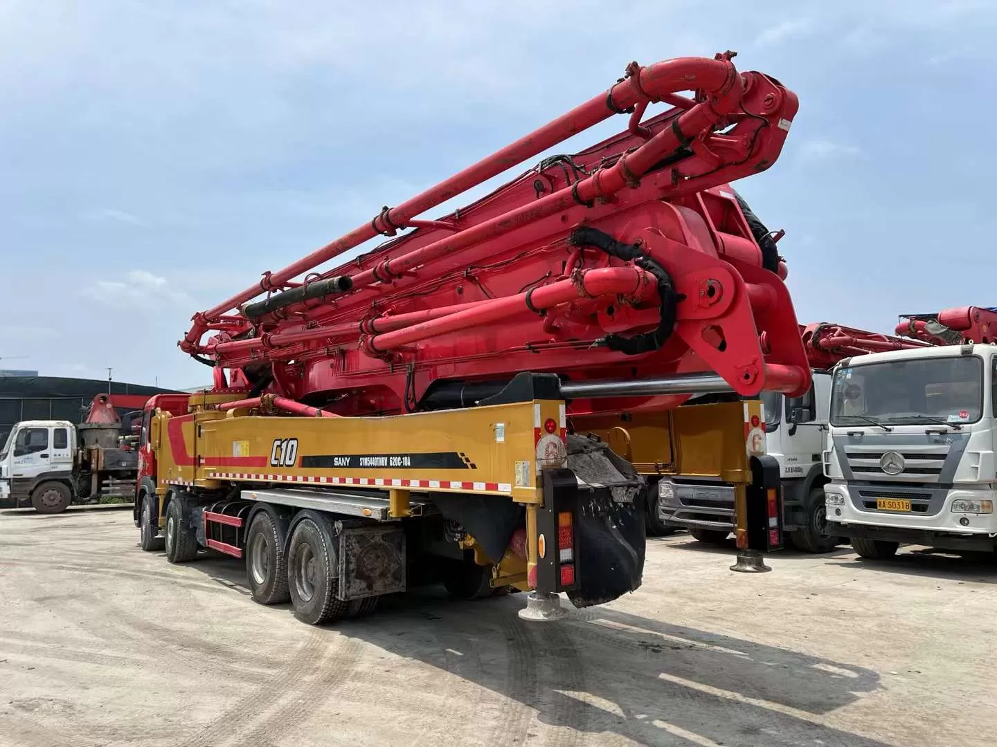 2021 Sany-Volvo 62m truck mounted concrete pump