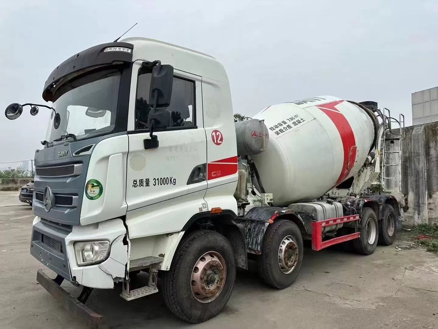 2020 Sany 12m3 truck mixer