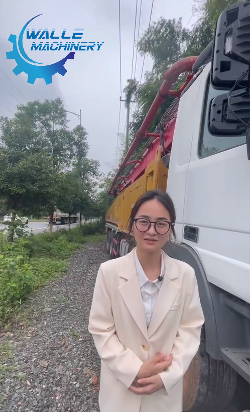 Introduction of used concrete pump truck