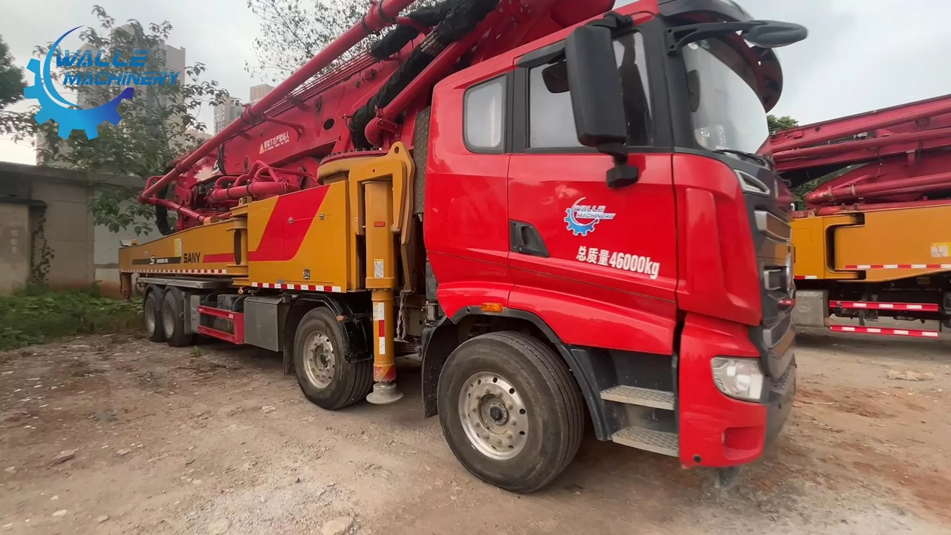 The introduction of Sany S series 62m concrete pump truck