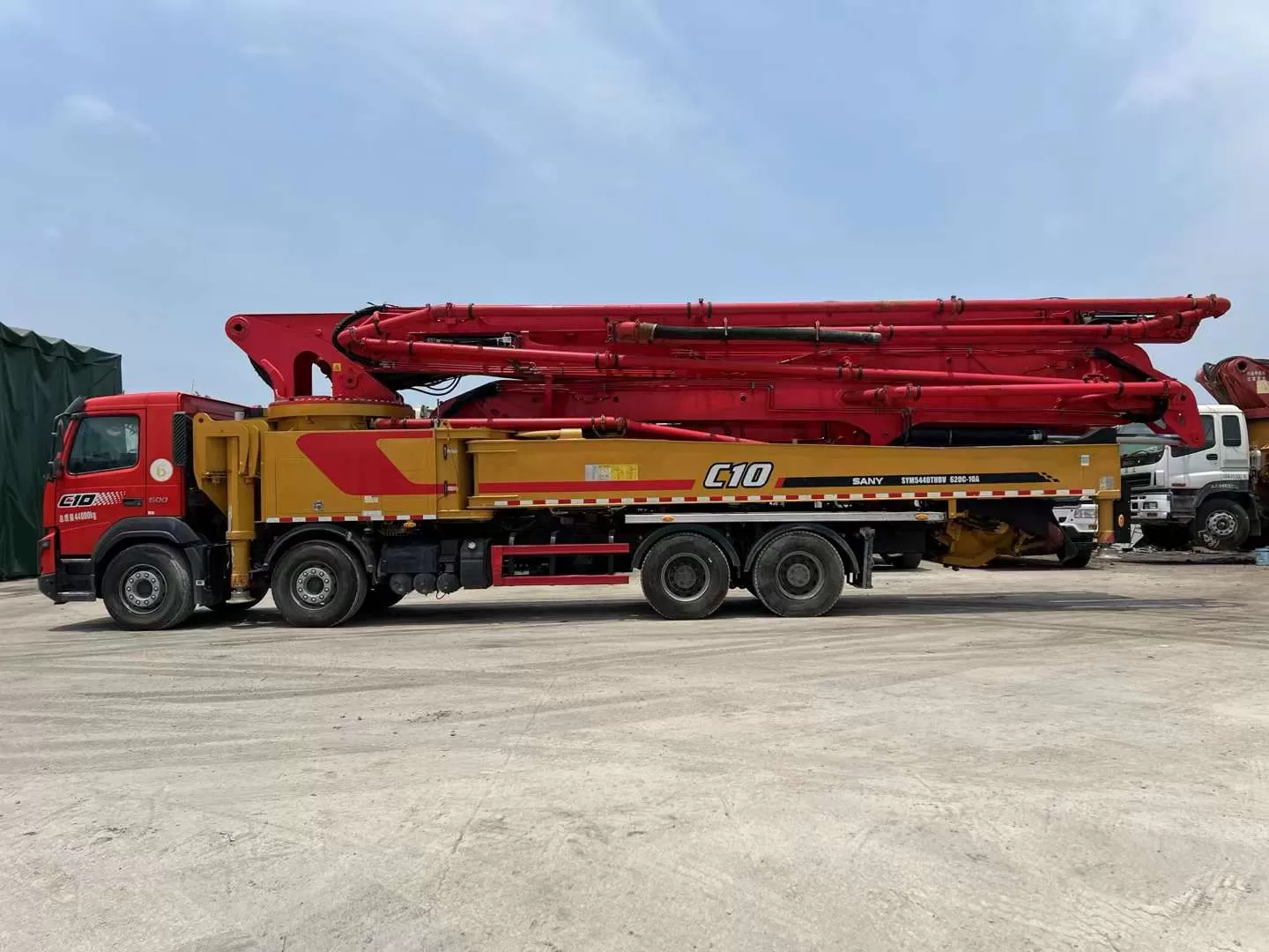 2021 Sany-Volvo 62m truck mounted concrete pump