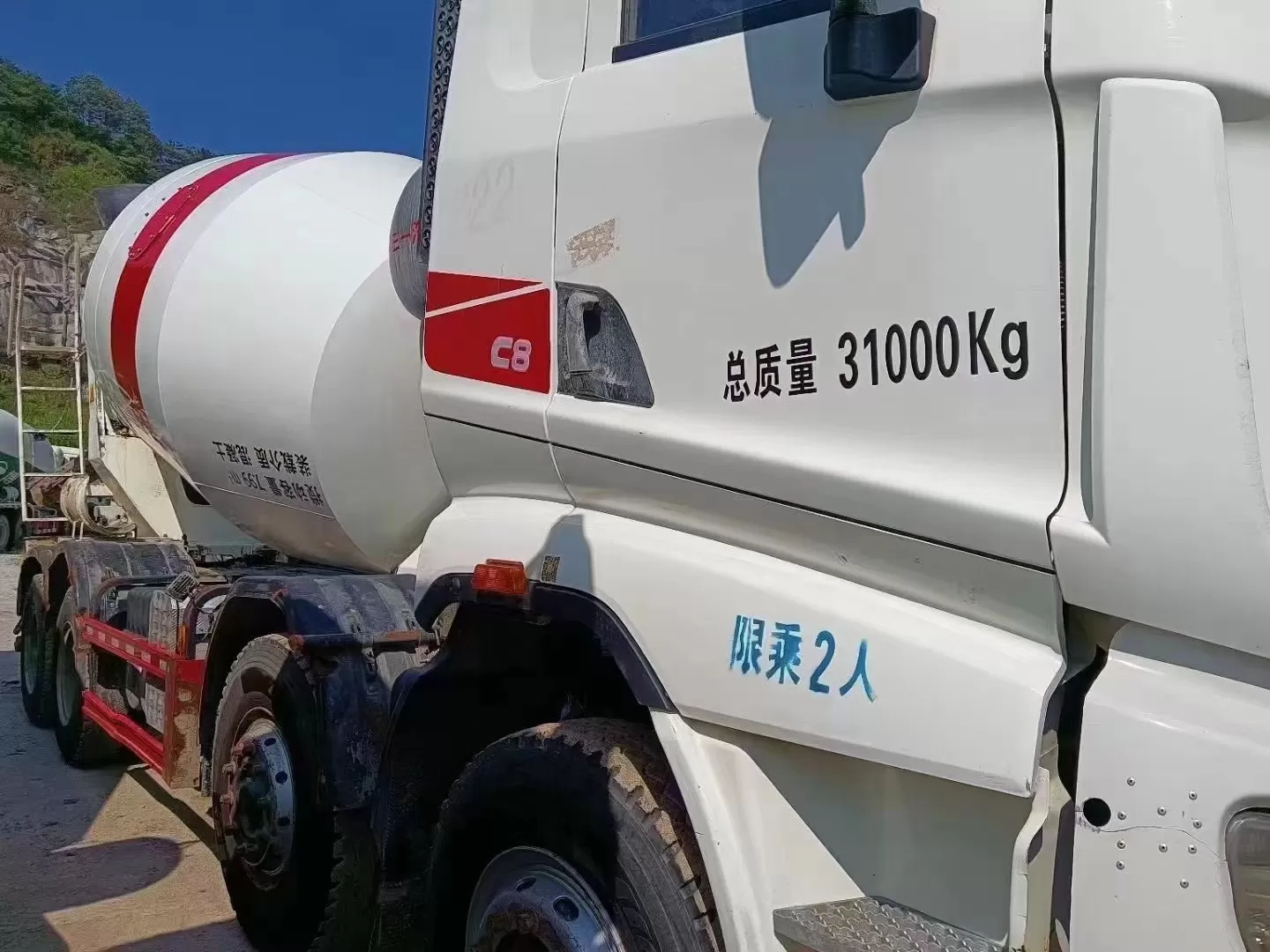 2019 Sany 8m3 truck mixer