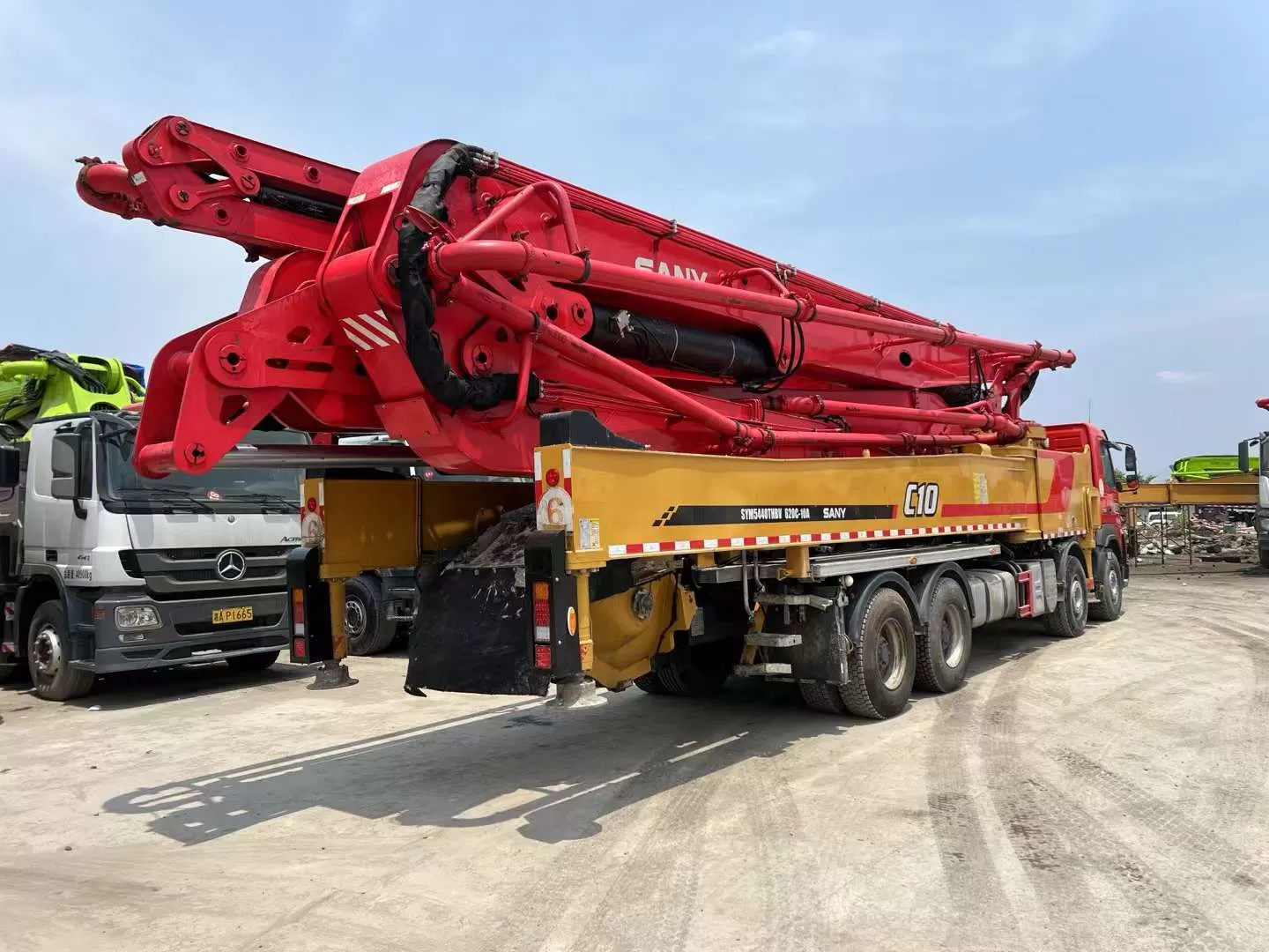 2021 Sany-Volvo 62m truck mounted concrete pump