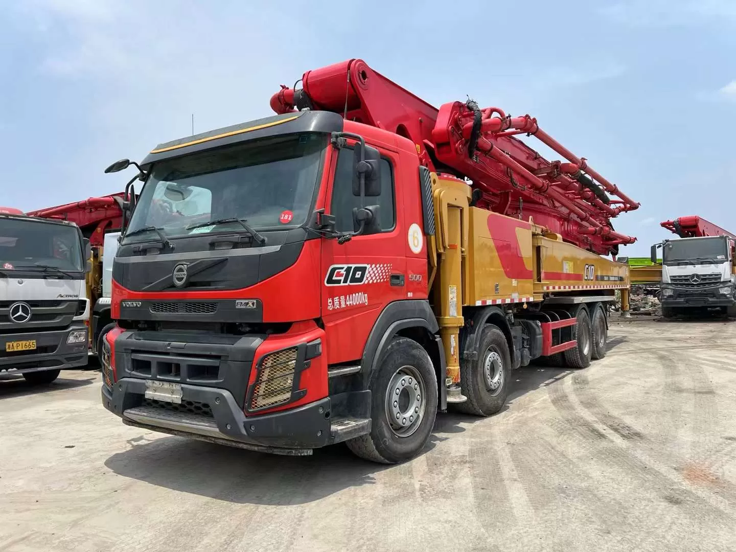 2021 Sany-Volvo 62m truck mounted concrete pump