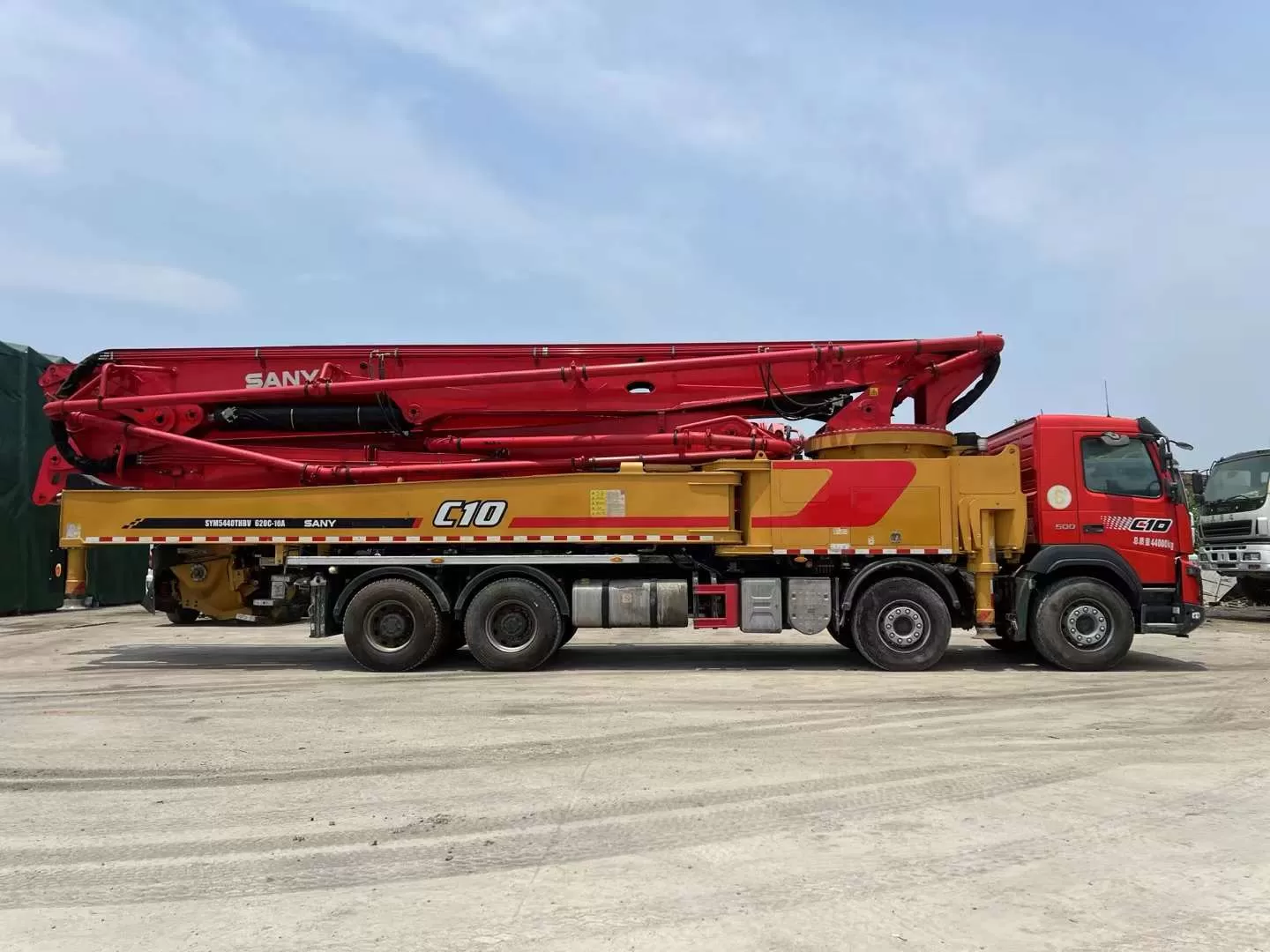 2021 Sany-Volvo 62m truck mounted concrete pump