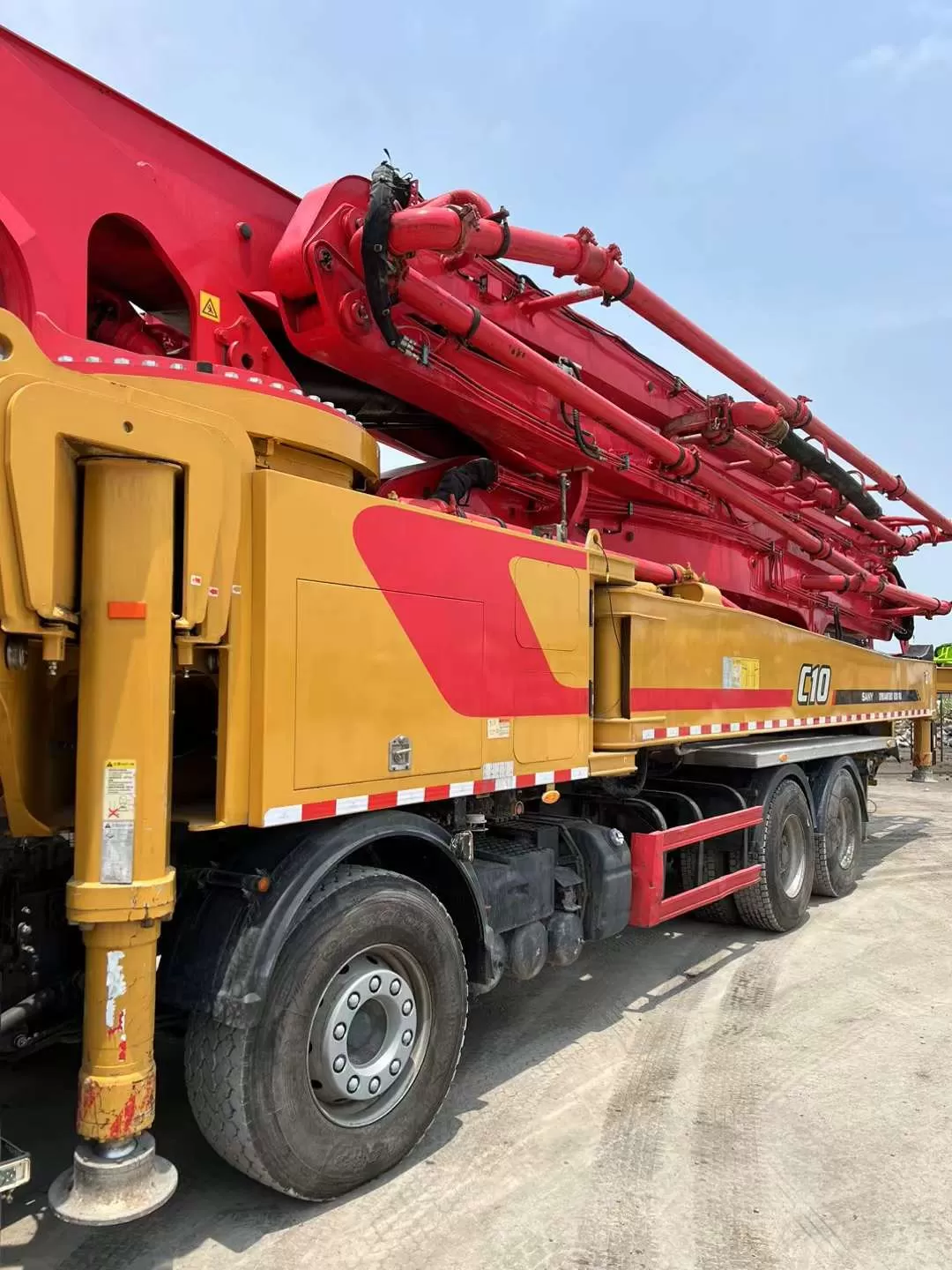 pompe à béton montée sur camion sany-volvo 62m 2021