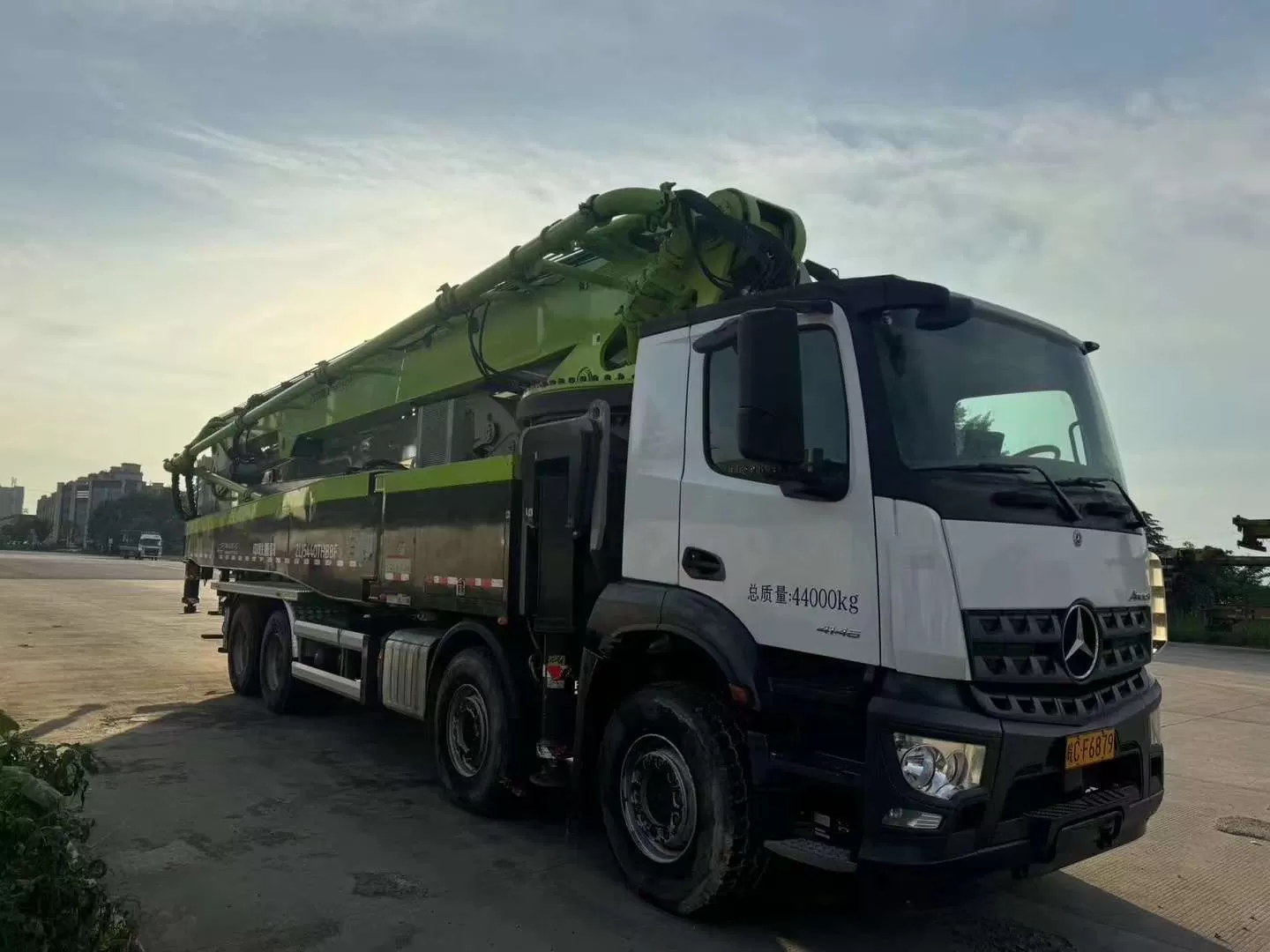 2021 Zoomlion-Benz 62m truck mounted concrete pump