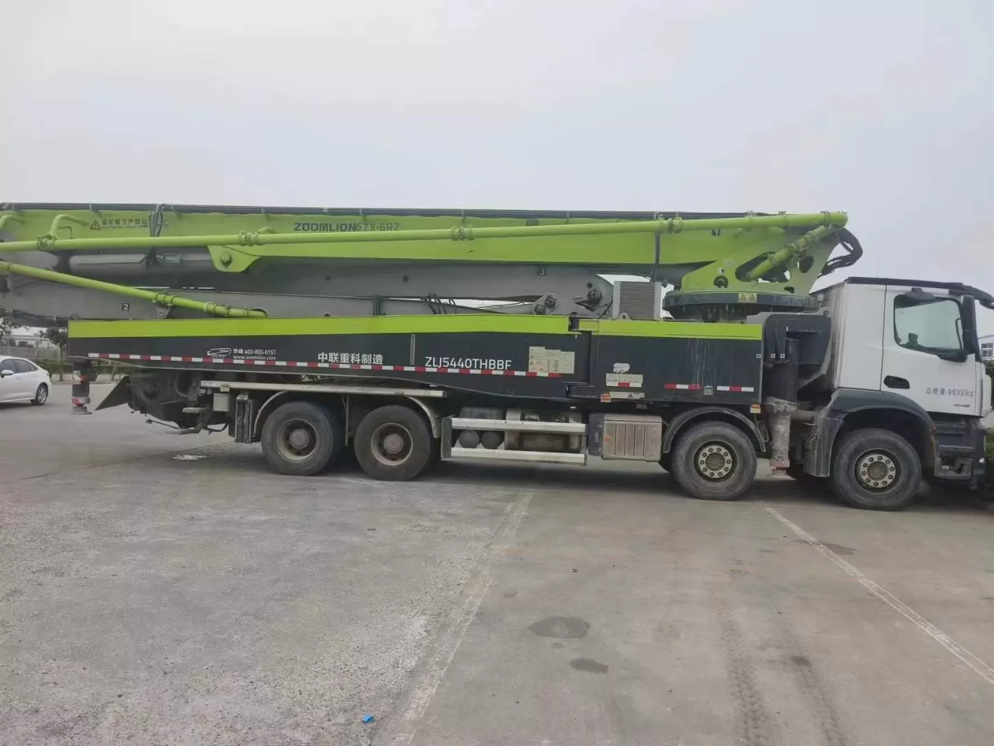 2021 Zoomlion-Benz 62m truck mounted concrete pump