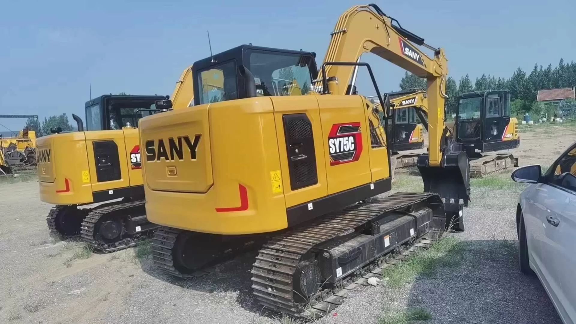 2024 excavadora de orugas pequeña sany 75c