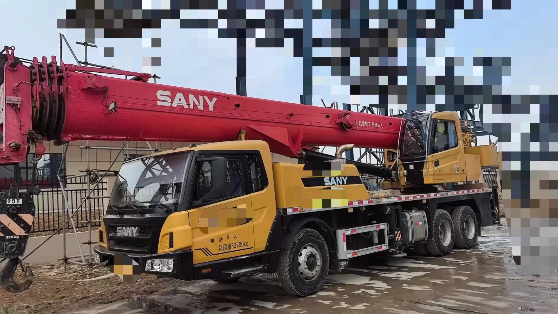 2021 Sany 25t truck crane