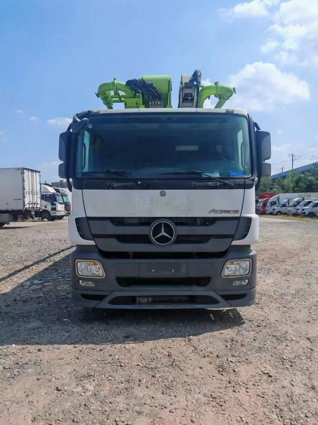 69K USD 2019 Zoomlion-Benz 49m truck mounted concrete pump