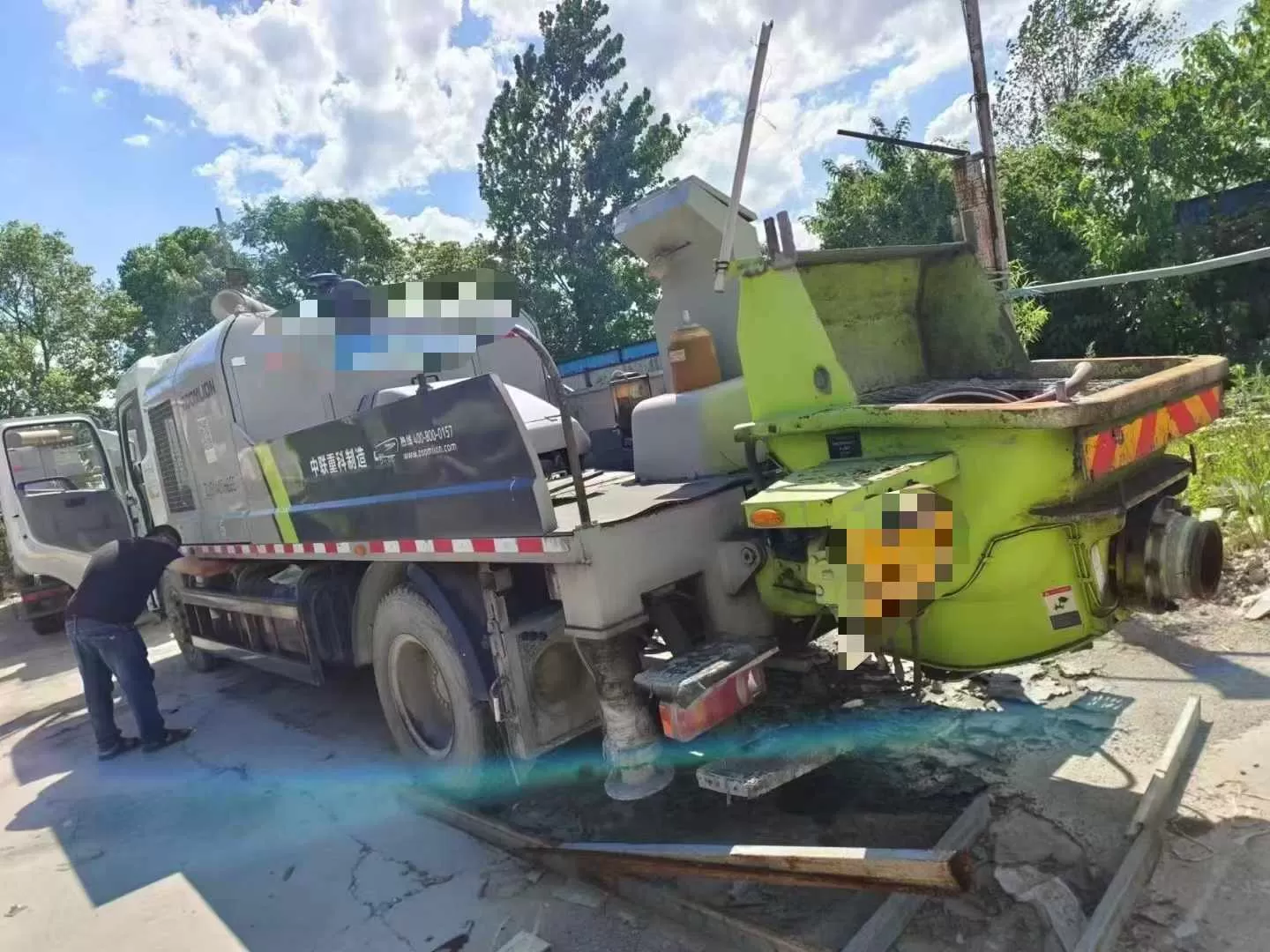 29K USD 2020 Zoomlion-Dongfeng 10020 line pump