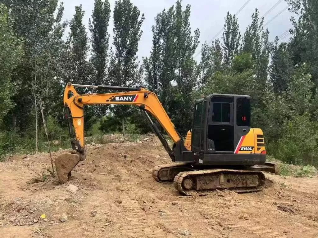 малый гусеничный экскаватор sany 60t 2019 г.