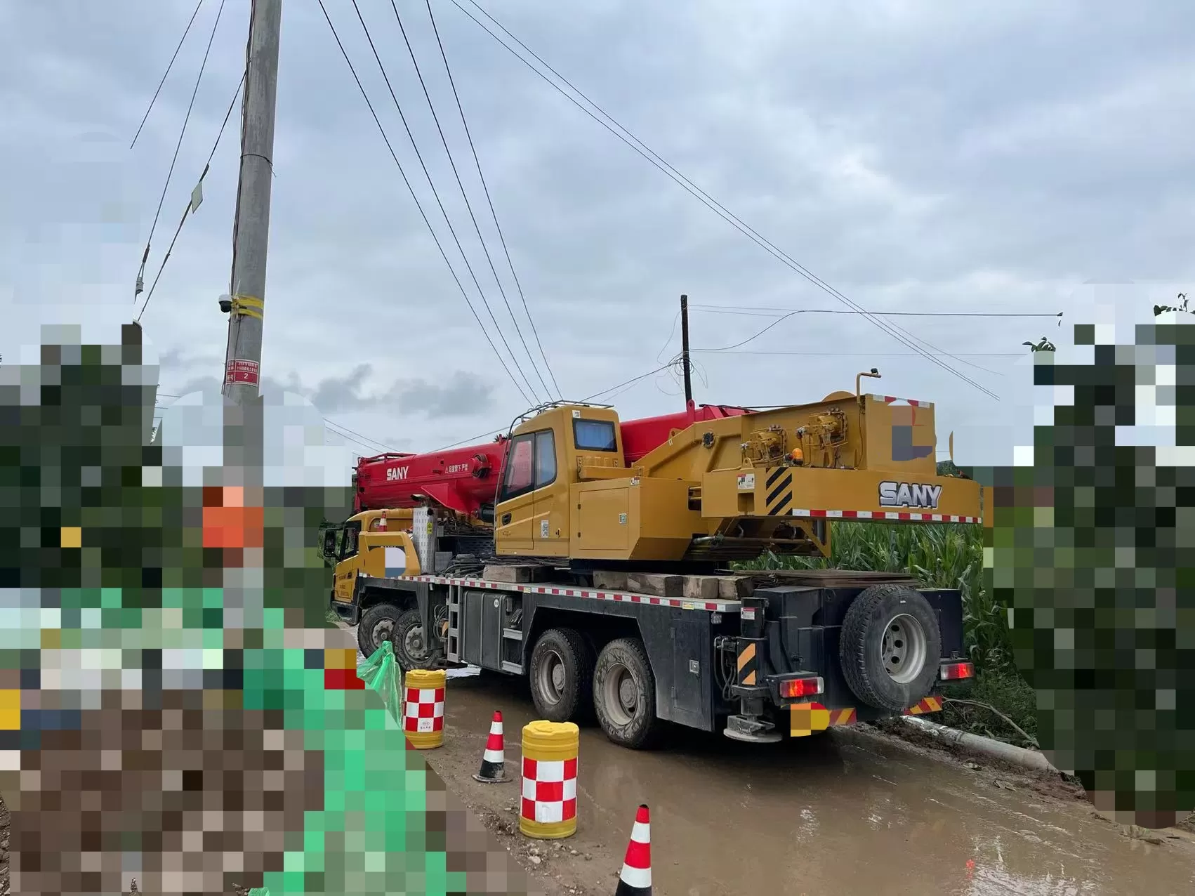 2021 Sany 50t truck crane