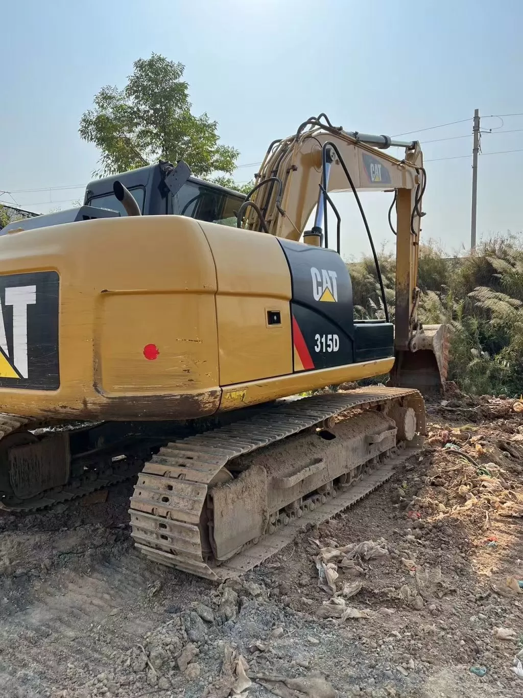 excavadora de orugas mediana cater 315d 2018