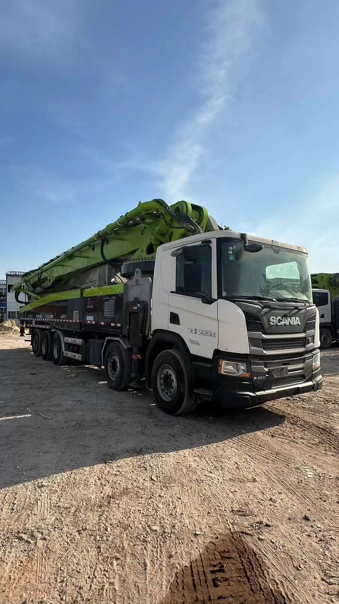 pompe à béton montée sur camion zoomlion-scania 67m 2021