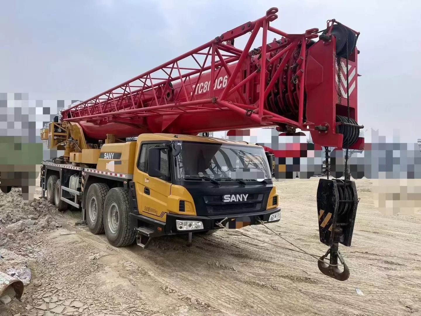 2022 Sany 80t truck crane