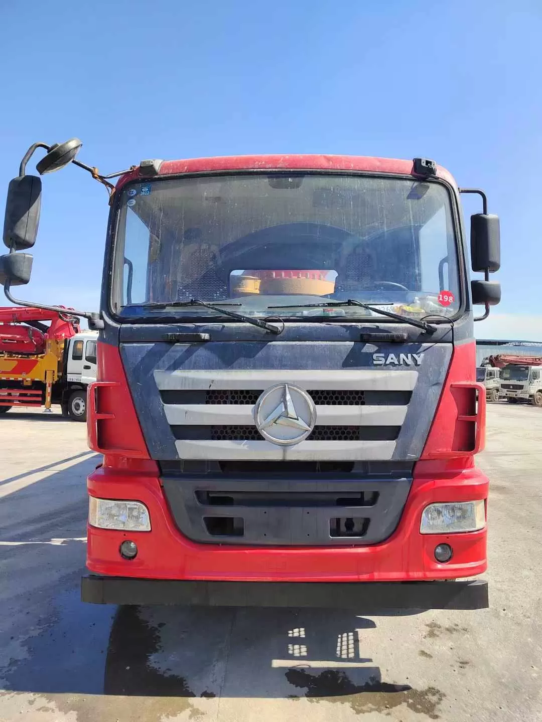 76K USD 2021 Sany 37m truck mounted concrete pump