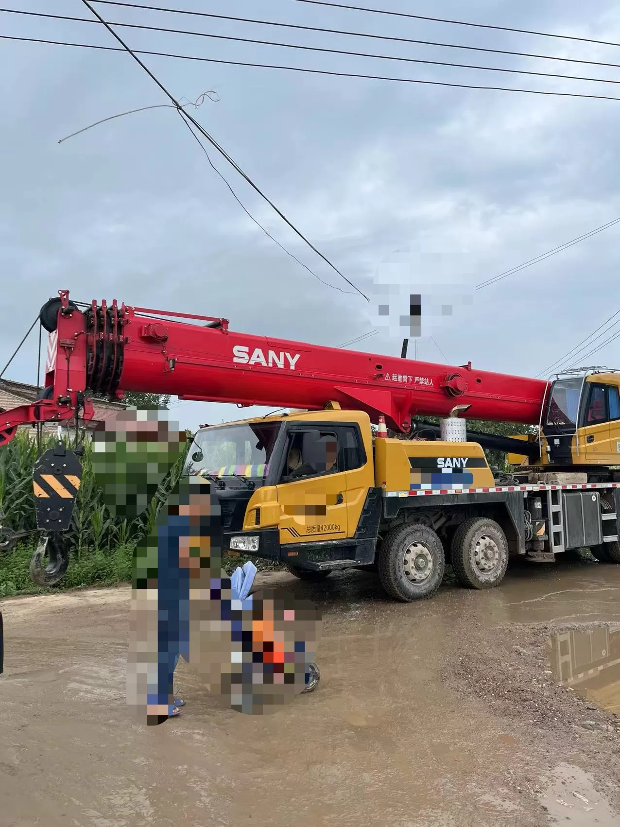 2021 Sany 50t truck crane