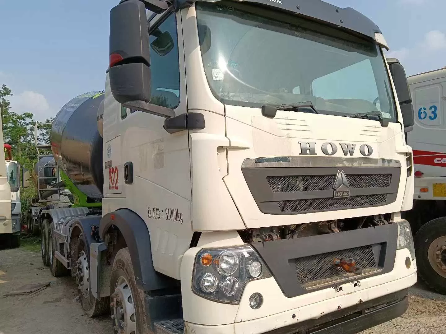 2020 خلاط شاحنة zoomlion-howo 10m3