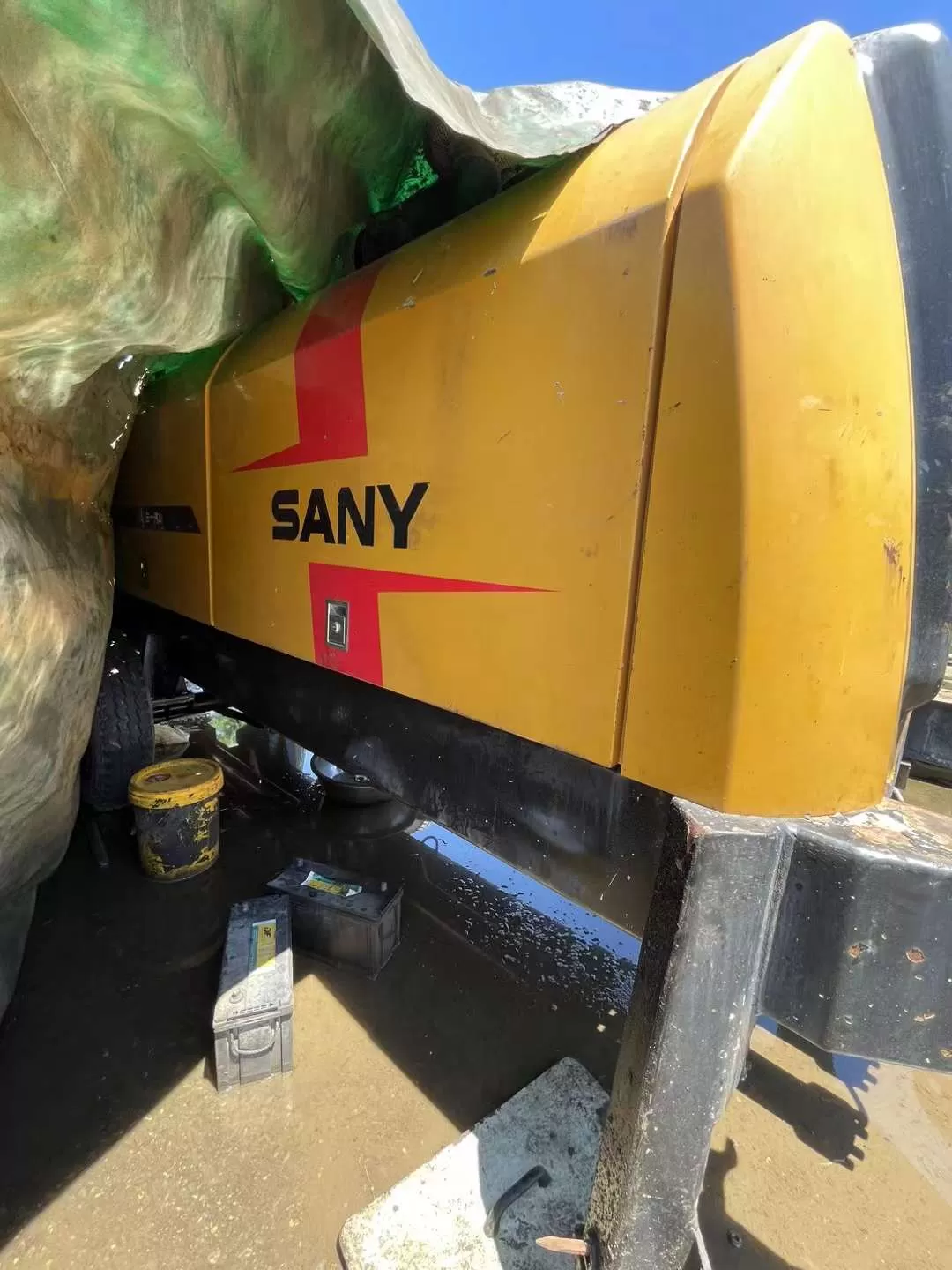 2018 Sany 8018  trailer pump