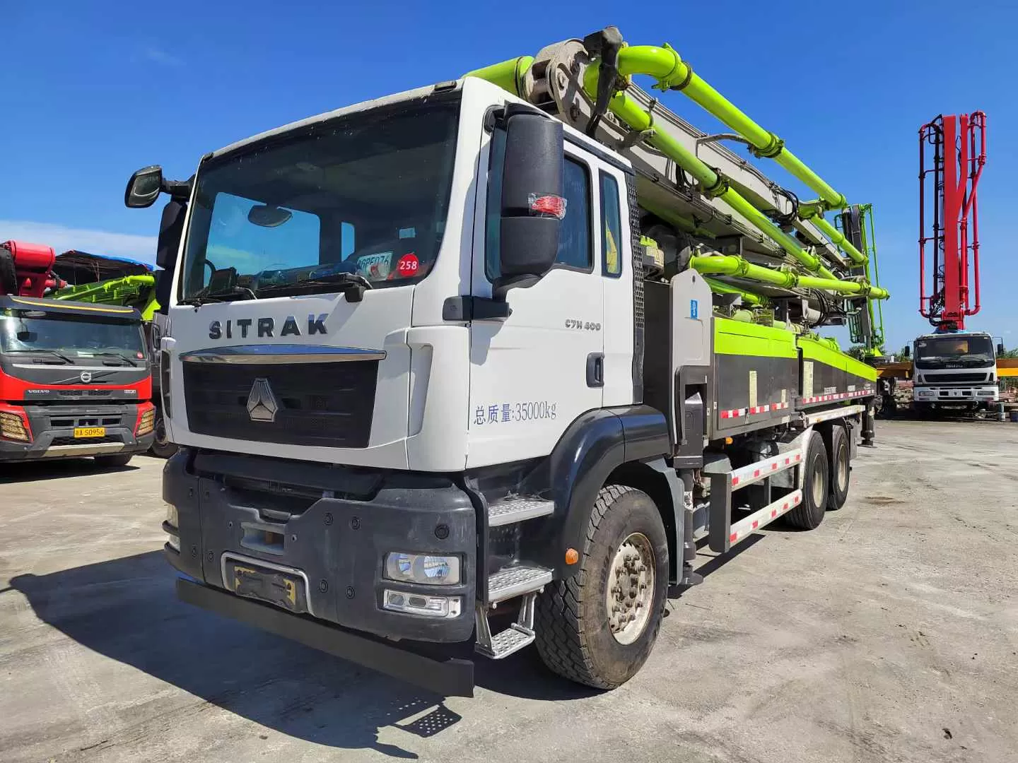 2021 Zoomlion-Sitrak 49m truck mounted concrete pump