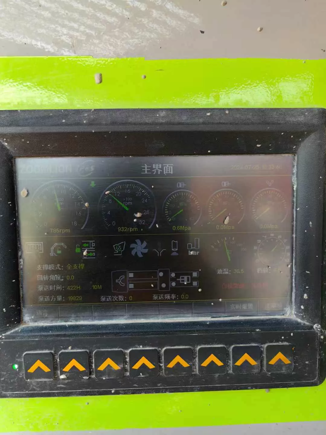 76K USD 2021 Zoomlion-Sitrak 38m truck mounted concrete pump