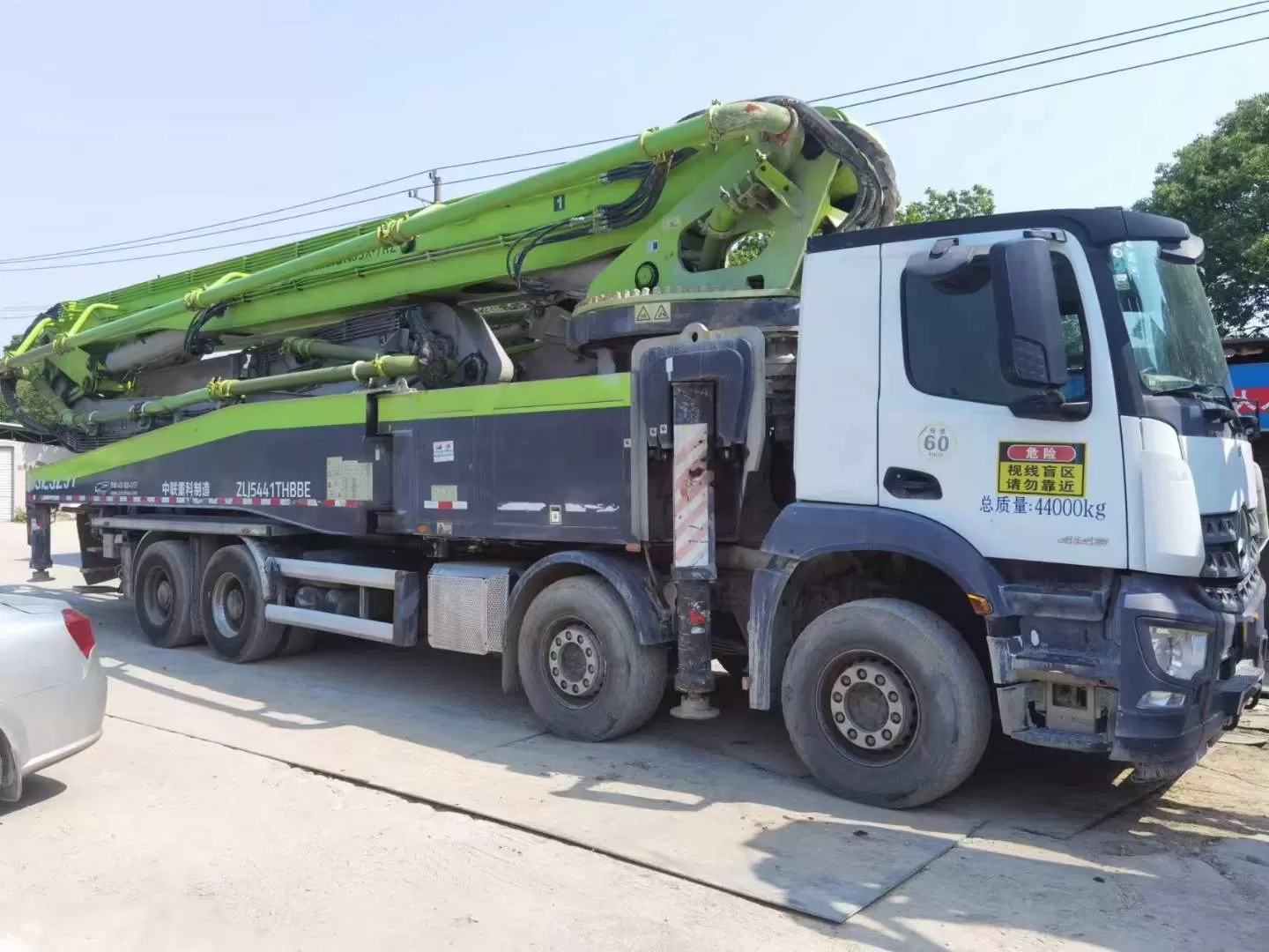 2020 Zoomlion-Benz 63m truck mounted concrete pump