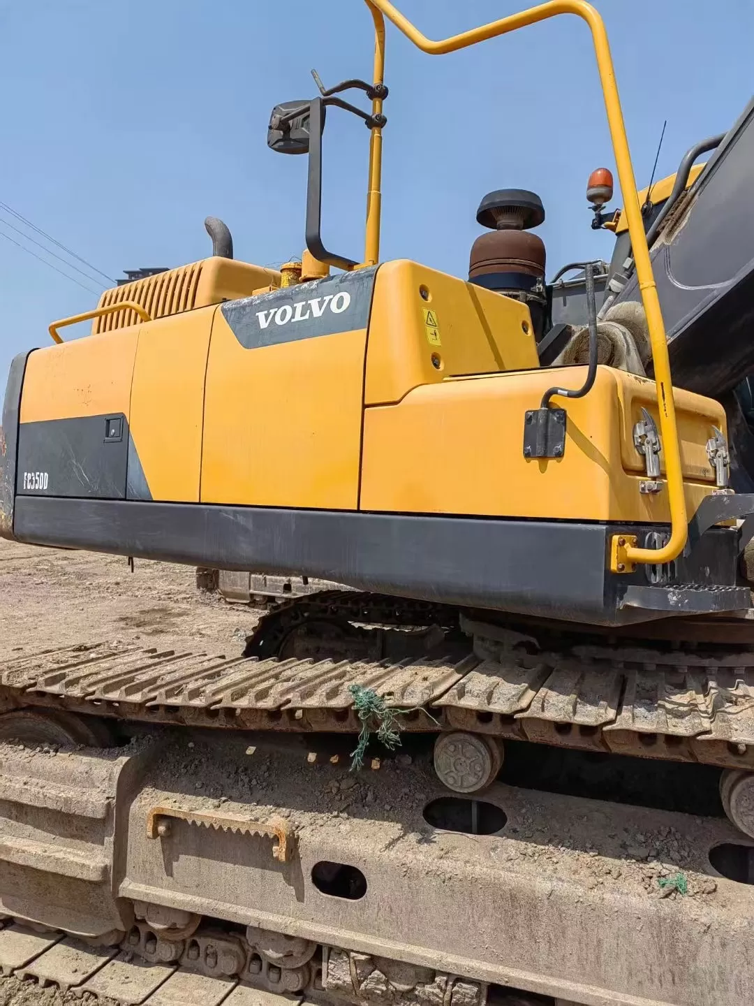 excavadora de orugas grande volvo 350d 2018