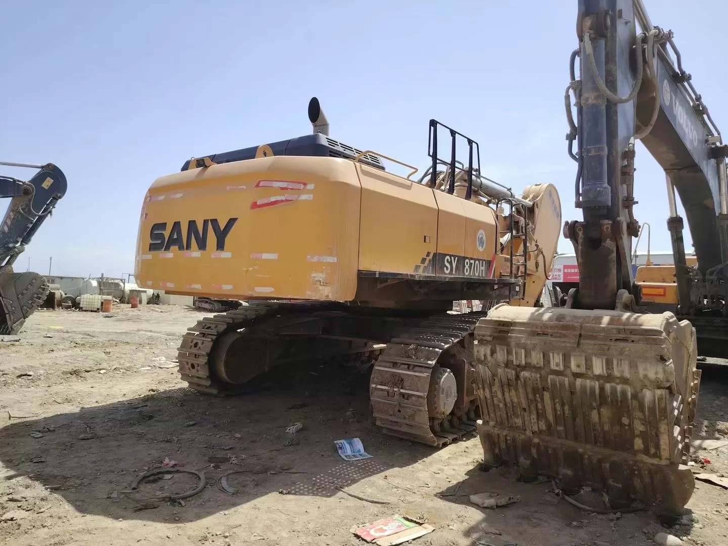 excavadora de orugas grande sany 870h 2020