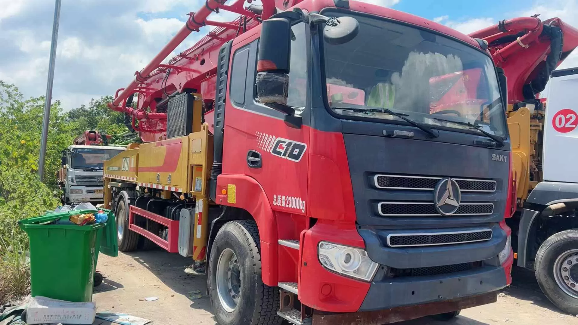 pompe à béton montée sur camion sany 39m 2021